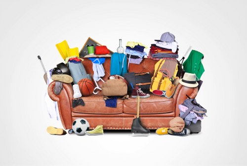 Professional team performing office clearance in Chigwell