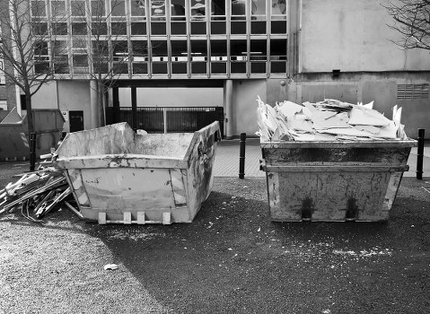 Professional team planning site clearance steps