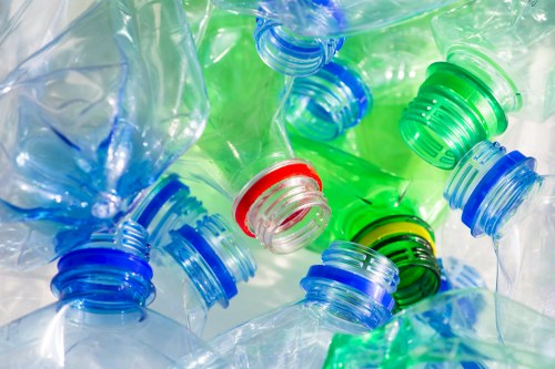 Commercial waste recycling process